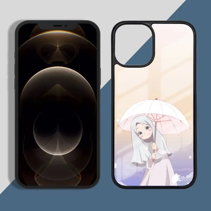 

Hijab Face Muslim Islamic Gril Phone Case PC for iPhone 11 12 pro XS MAX 8 7 6 6S Plus X 5S SE 2020 XR