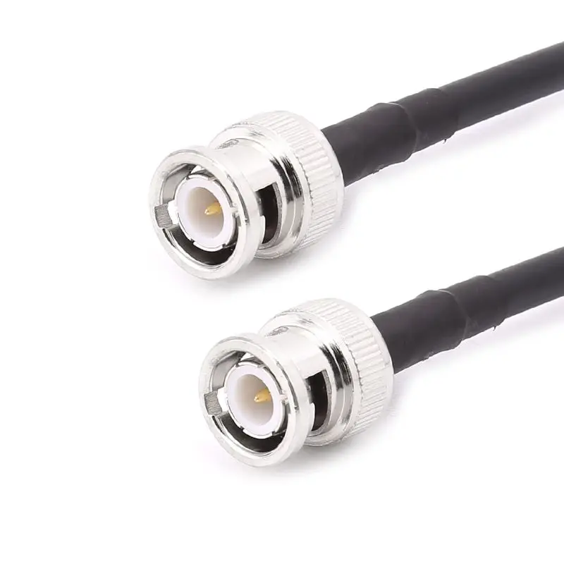 

BNC Male To BNC Male RG58 Pigtail Cable 20cm Connector Crimp Coax Cables