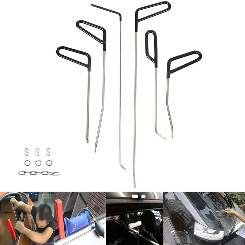 

Dent Remove Hooks New Quality Hooks Rods Paintless Dent Removal Car Repair Kit Tools Door Dent Ding Hail Removal
