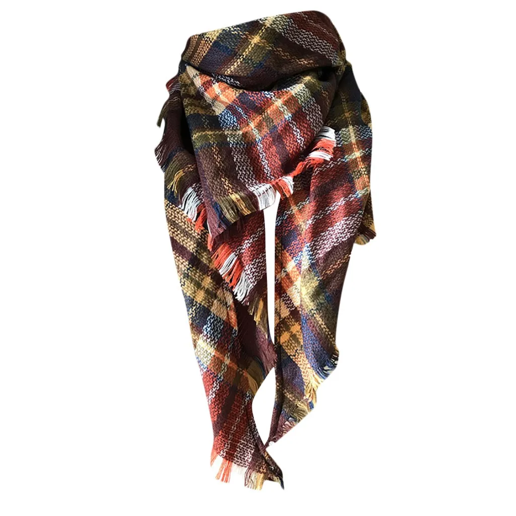 Шарф 2020 Новое поступление женская теплая длинная шаль цветной шарф повседневный