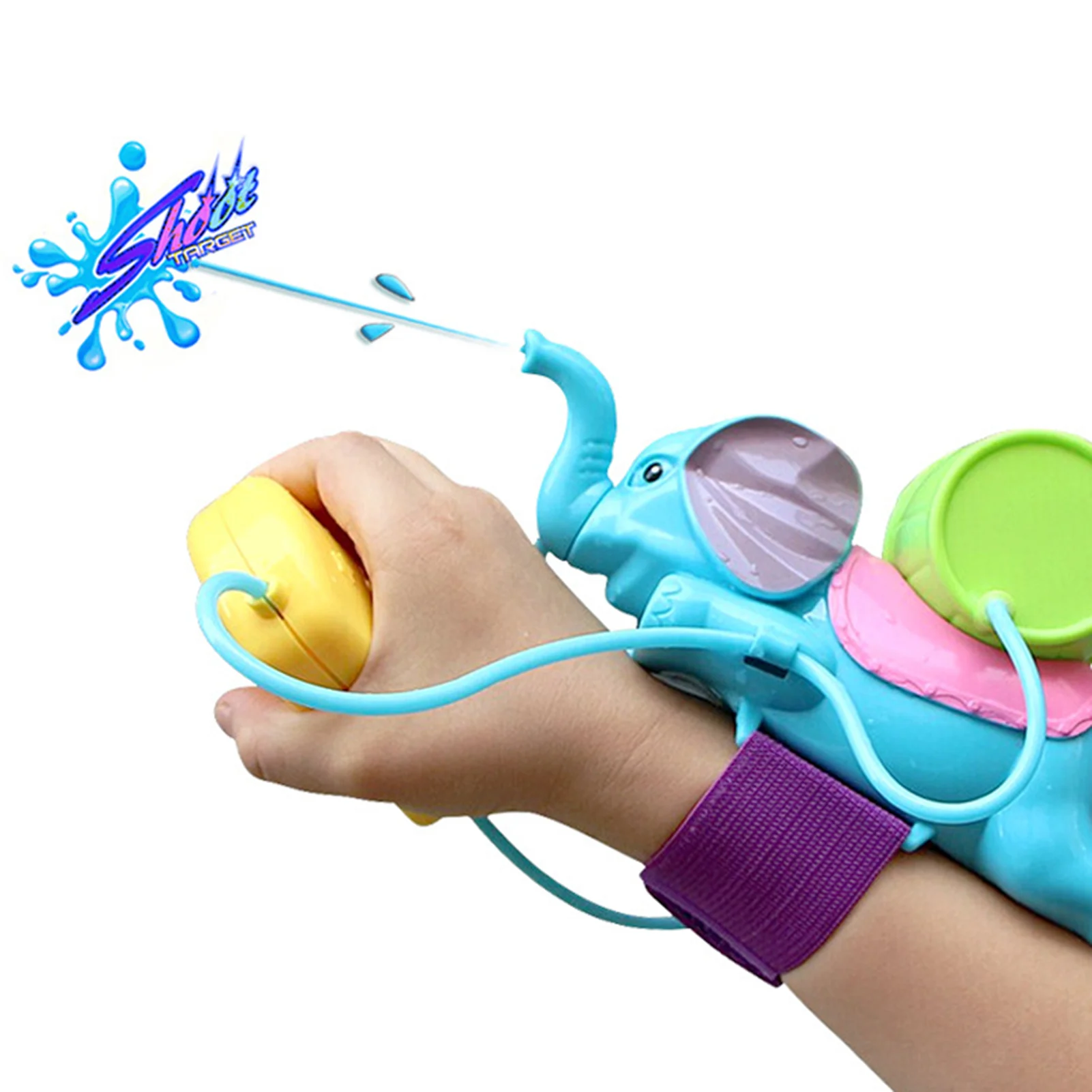 

Wrist Water Gun Toys Elephant Wrist Water Guns Toy Creative Portable Pools Toy For Kids Summer Swimming Playing Game welcoming