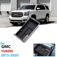 car organizer accessories for gmc yukon 2015 2016 2017 2018 2019 2020 armrest box storage stowing tidying coin box k2ucg