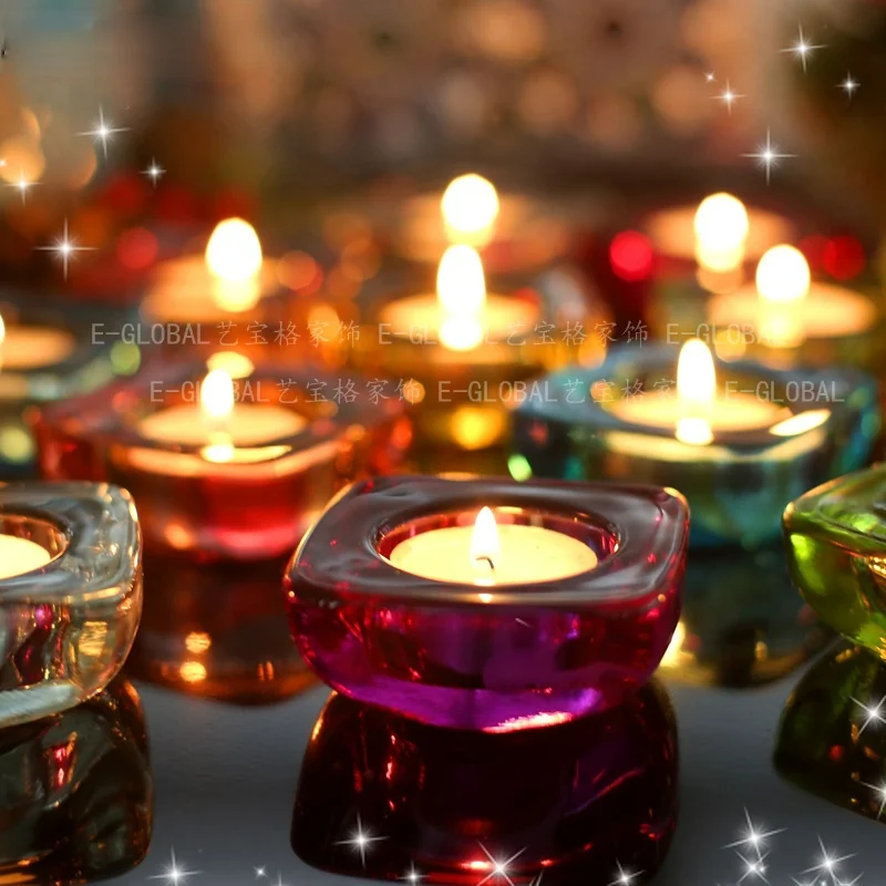 

Simple Modern Candle Holder Nordic Style Home Glass Wedding Candle Holder Dinning Table Centro De Mesa Desktop Decoration BS50CH