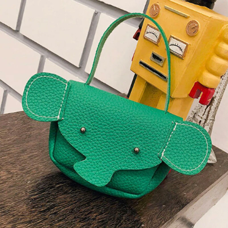 1PC Fashion Mini Cartoon Coin Purse Kids Girls Waterproof Bag Elephant Money Bags Change Pouch Wallet Women's Handbag | Багаж и сумки