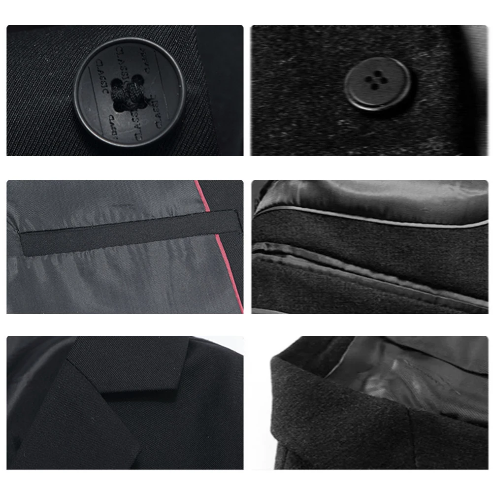 

Men's Business Blazers Spring Autumn Formal Men's Coat Male Fashion Solid Color Blazer Long Sleeve Lapel Slim Fits