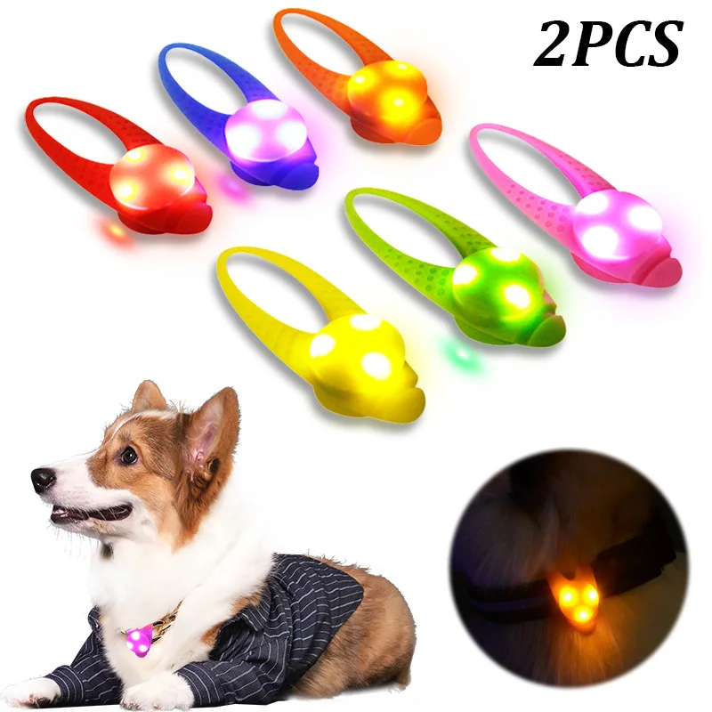 

Pet Led Pendant Safety Flashing Glow Light Blinking Led Collar Pendant For Pet Dog Puppy Collar Necklace Pet accessories