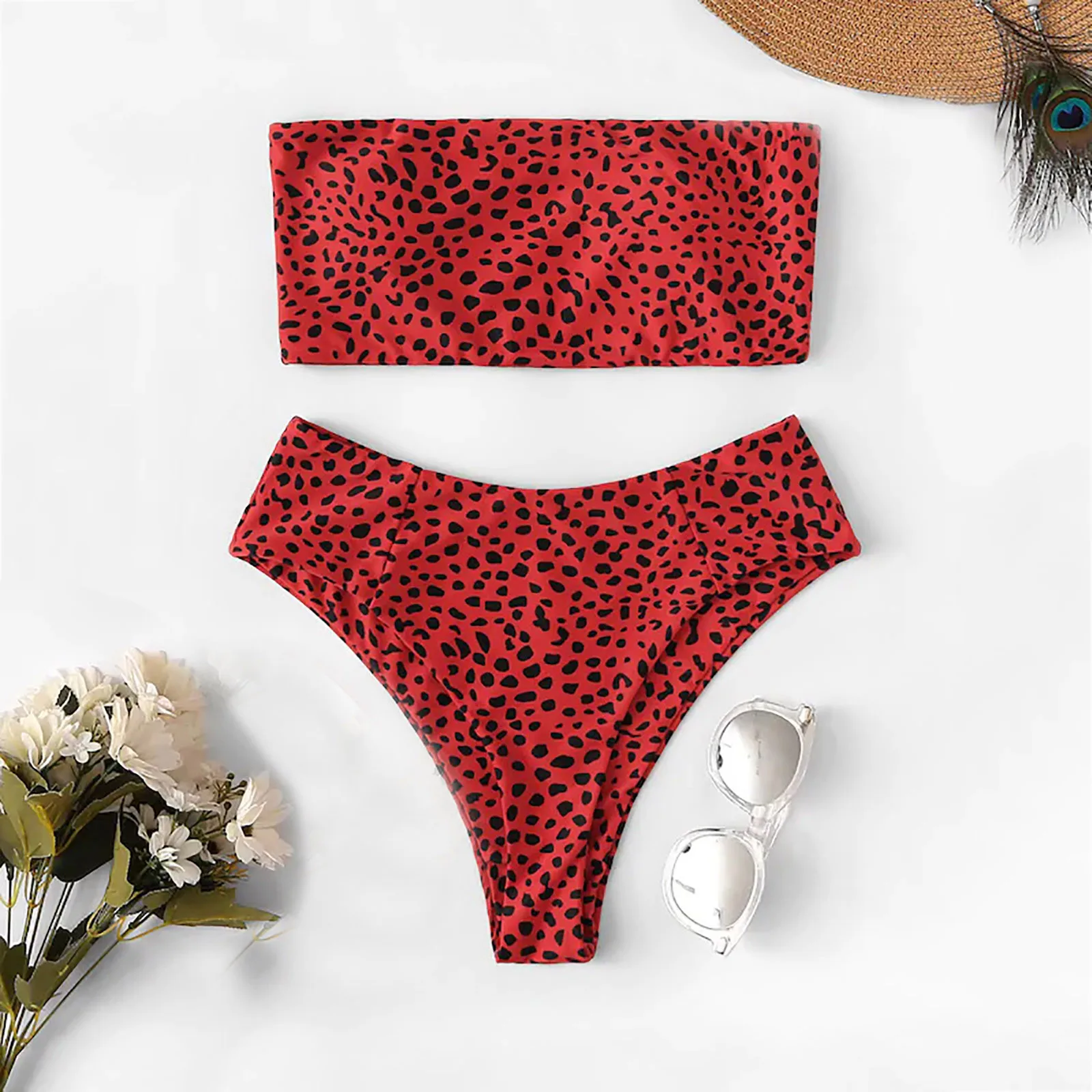 

Однотонное бикини 2021, бразильский купальник, Женский комплект бикини, сексуальный купальник с открытыми плечами, женское бикини для плаван...