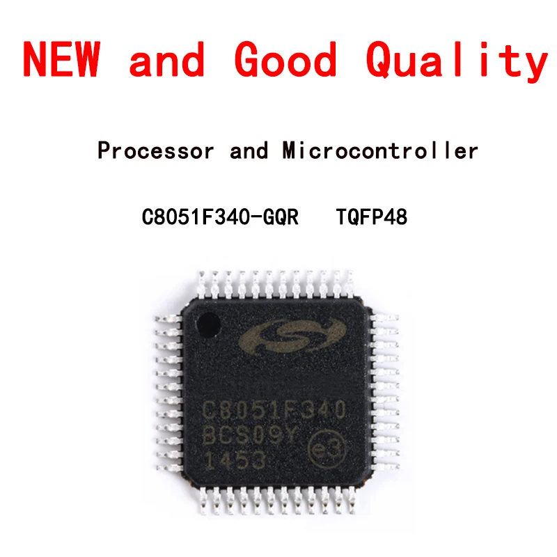 

C8051F340-GQR MCU TQFP-48 New and Original