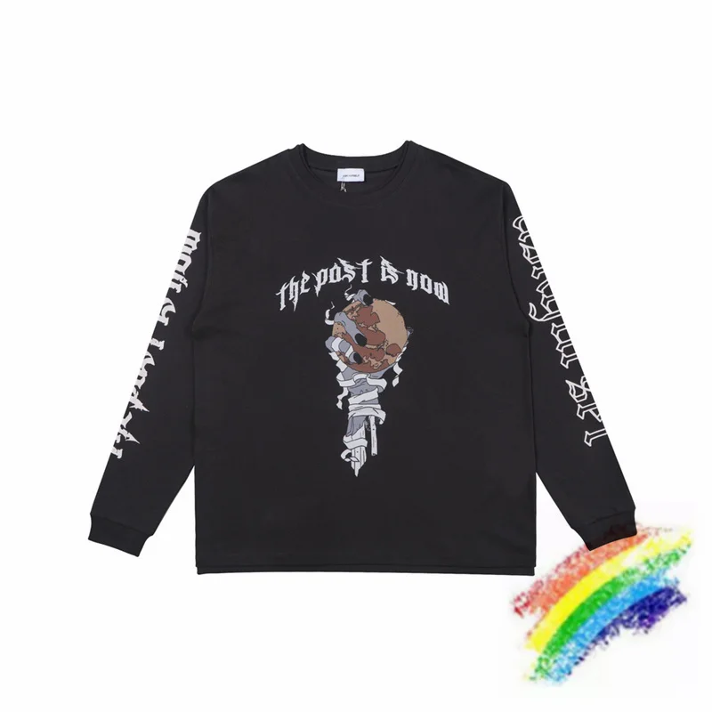 

Askyurself T-Shirt Men Women 1:1 High Quality Vintage Cross Printed Askyurself Tee Oversized Tops Washed Long sleeve