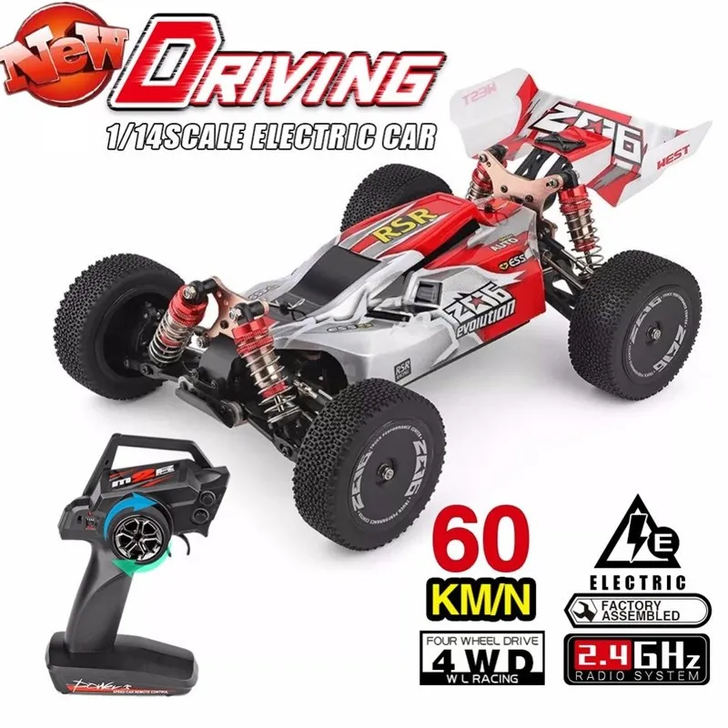 Электрический пульт дистанционного управления Racing 2 4G 4WD высокая скорость