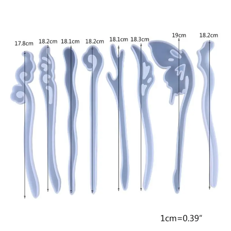 

1 Set Transparent Hairpin Silicone Mould For Resin Real Flower DIY Hair Jewelry Making Mold Epoxy Resin Molds Tool