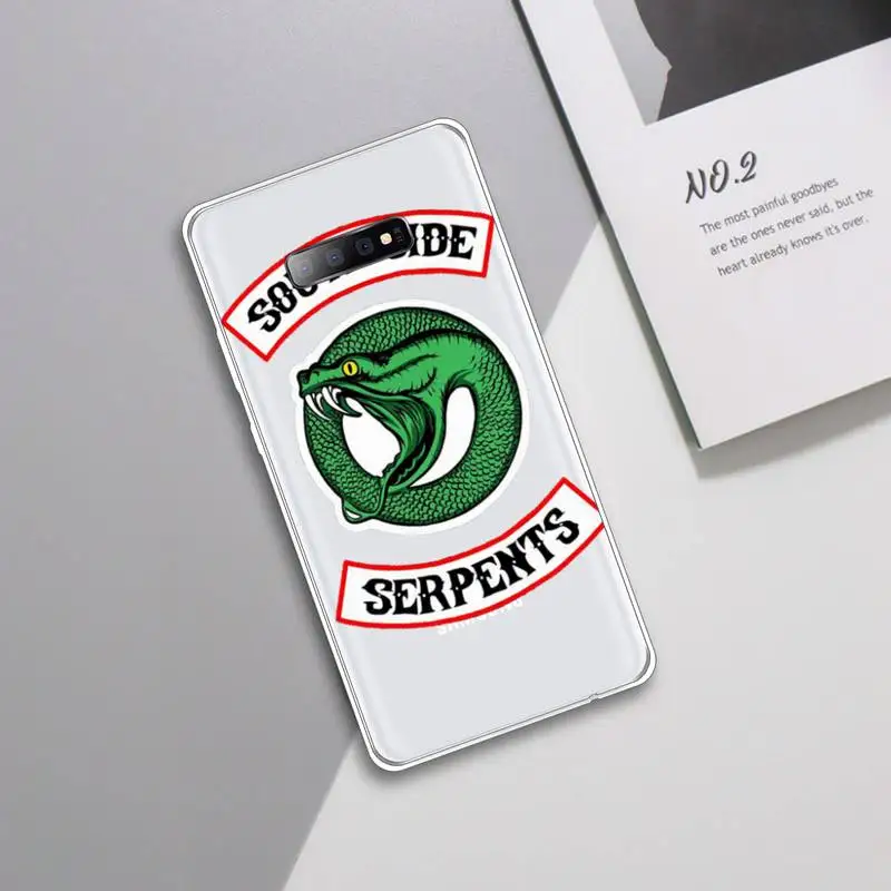 

Riverdale Southside Serpents tv show Phone Case Transparent For Samsung Galaxy A 71 21s S note 8 9 10 plus 20 ultra