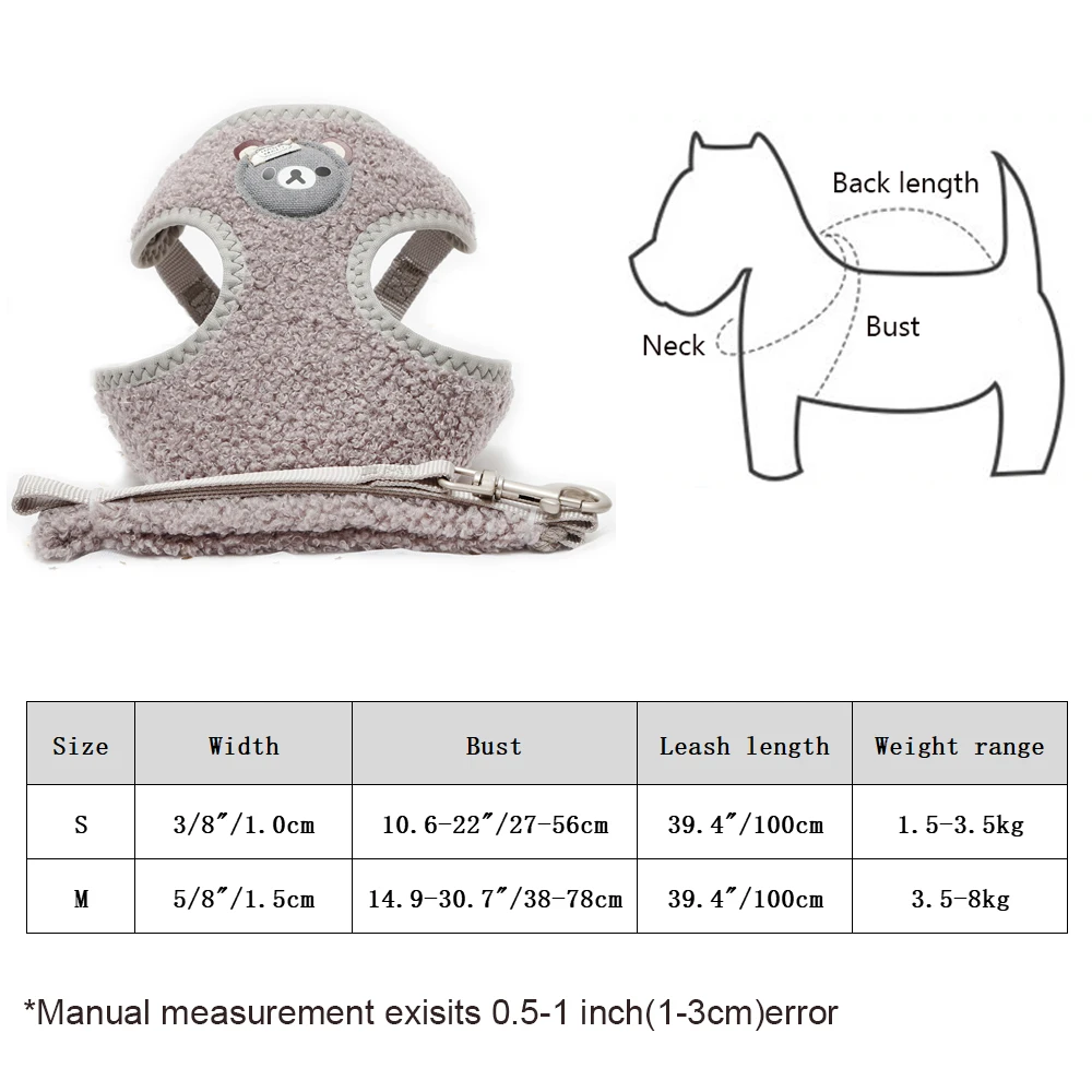Дышащий поводок для собак жилет с регулируемой сеткой домашних животных
