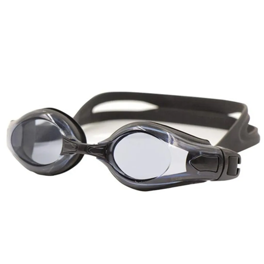 Профессиональные силиконовые очки для плавания незапотевающие УФ с заглушкой