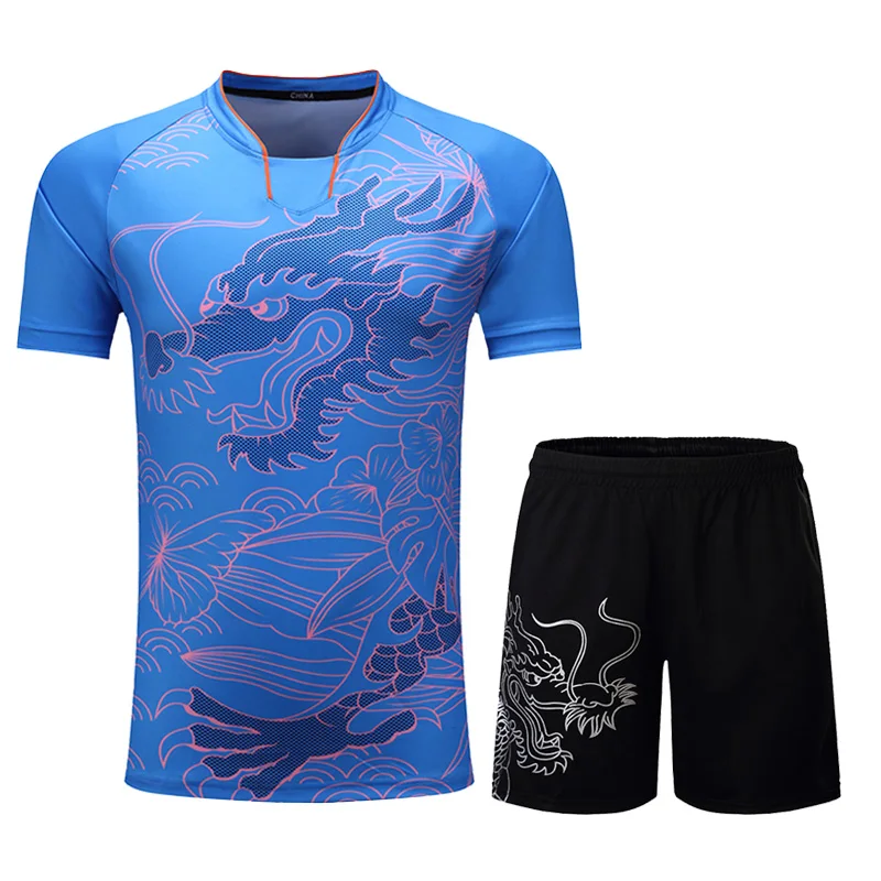 Футболка и шорты для игры в бадминтон футболка пинг понга настольного тенниса