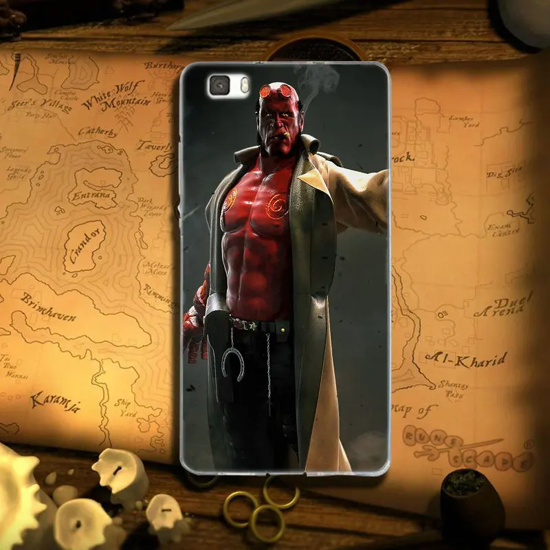 Soft TPU Silicone Phone Cases for Huawei P7 P8 P9 P10 P20 P30 P Smart Lite Pro 2017 Hero Hellboy Movie Artwork | Мобильные телефоны