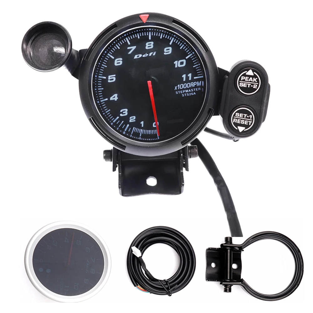 Универсальный Тахометр для автомобиля 11000 об/мин с шаговым двигателем и