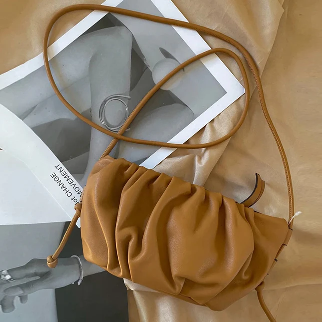 Мини сумка для помады из ПУ складная в виде облаков кошелек монет ключей Милая