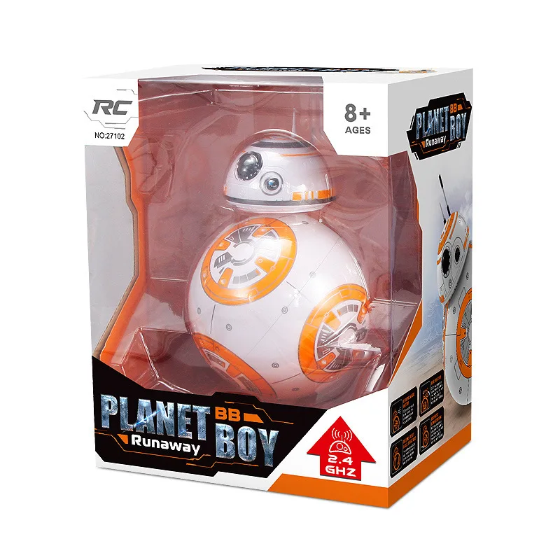 BB-8 Ball Children RC Robot BB8 Action Figure BB 8 Droid 2.4G Remote Control Intelligent Model For Kid Toy Gift | Игрушки и хобби