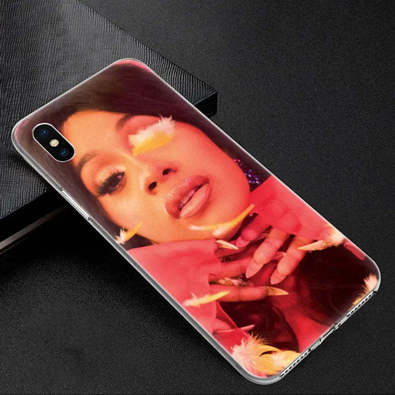 Популярный популярный мягкий силиконовый прозрачный чехол Cardi B для Apple iPhone 11 Pro XS