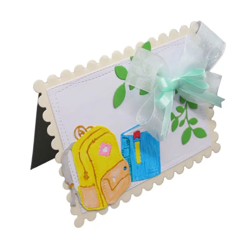 Школьная сумка рюкзак металлические режущие штампы трафарет для скрапбукинга