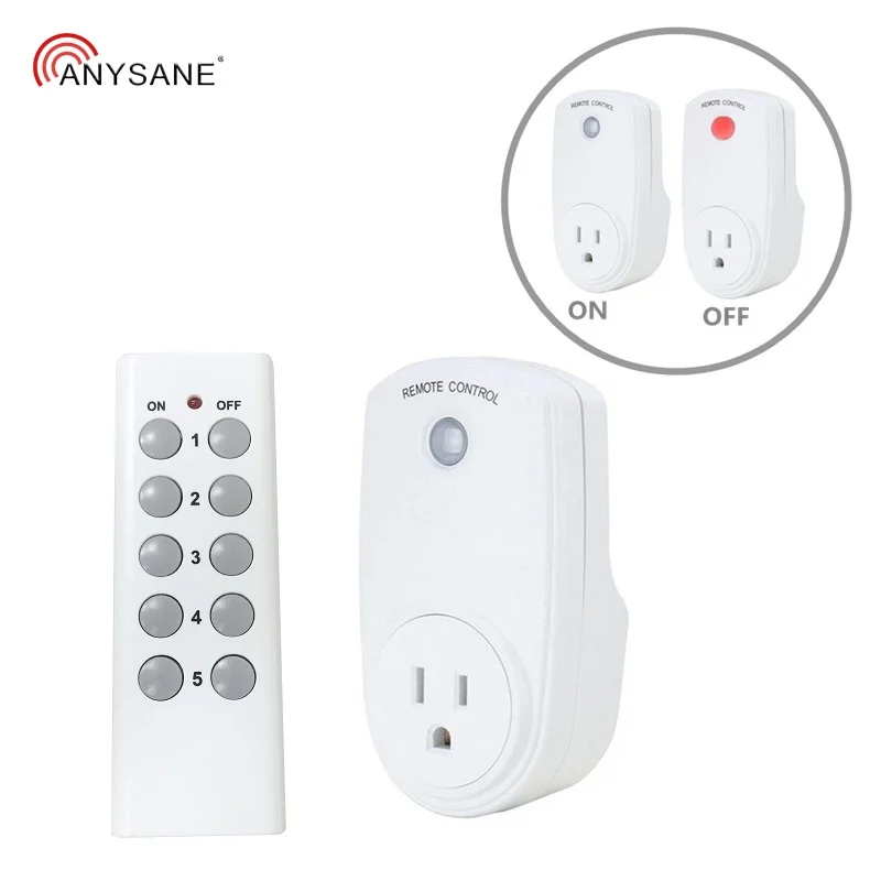 Универсальный 220 В разъем США беспроводной пульт дистанционного управления