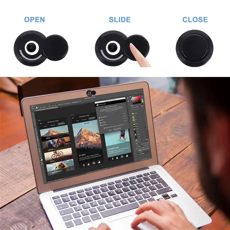 

3pcs WebCam Cover Shutter Magnet Slider Plastic for Iphone Laptop Camera Web PC Tablet Smartphone Universal Privacy Sticker