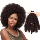 Волнистые синтетические волосы для вязания, 10 дюймов