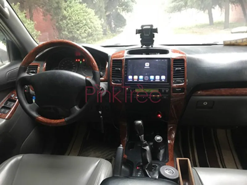 Деревянная накладка для отделки интерьера для Toyota Land Cruiser 120 Prado FJ120 2003 4 5 6 7 2009 аксессуары для стайлинга автомобилей 28 шт
