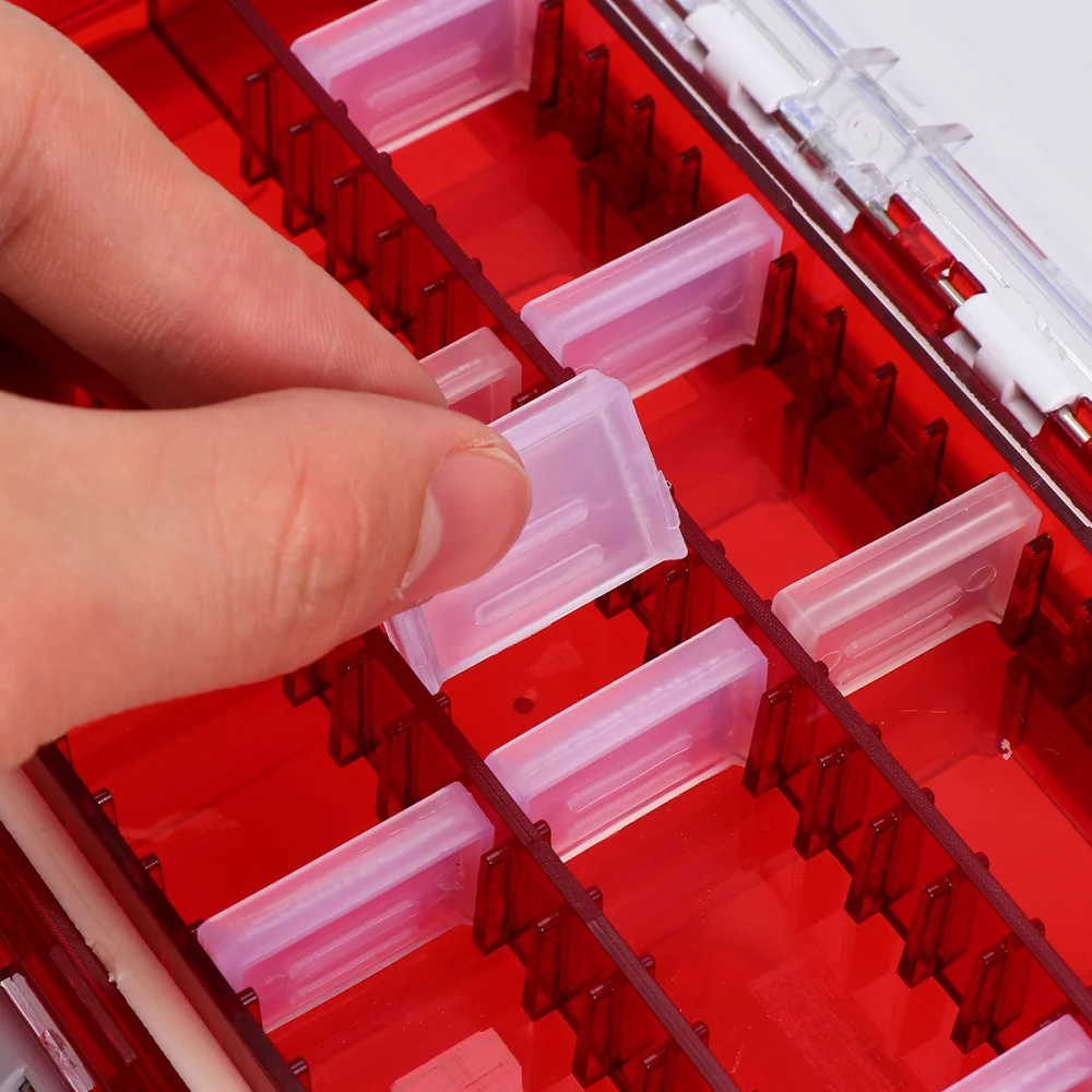 Двухслойная водонепроницаемая рыболовная снасть коробка приманка крючок Ящик