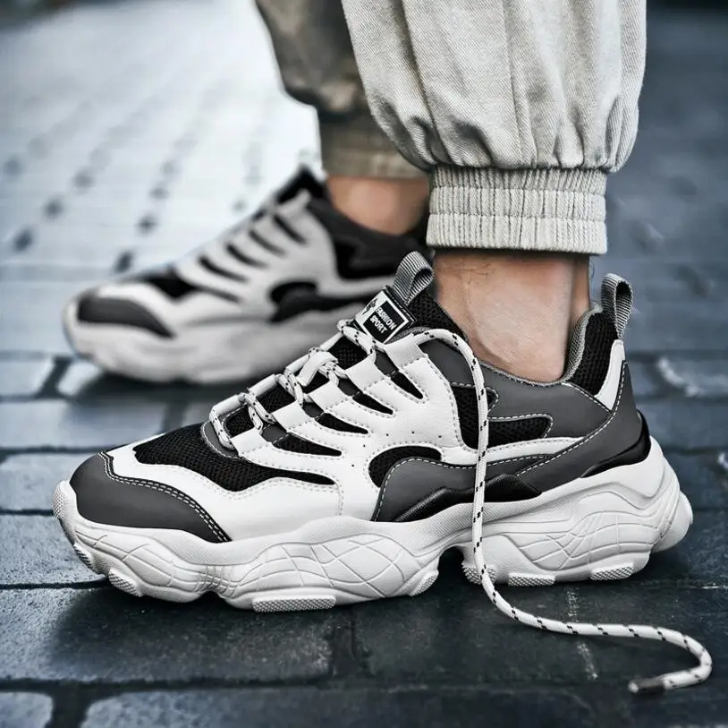 

New listing hot sale men Spring and Autumn net Breathable sports shoes running shoes G16-1