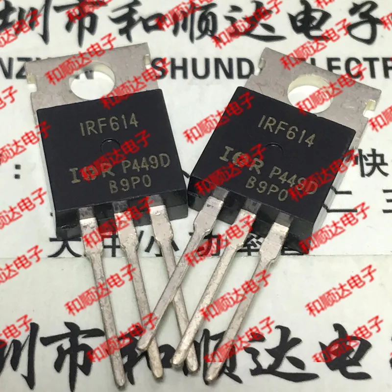 10pcs/lot IRF614 New Spot TO-220 250V 2.8A | Электроника