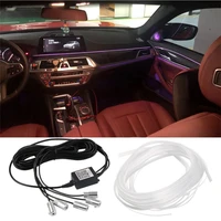 car led interior ambient light decor atmosphere optical fiber lamp door light car accessories for audi a1 a3 a4 a5 q7 a6 c5 c6