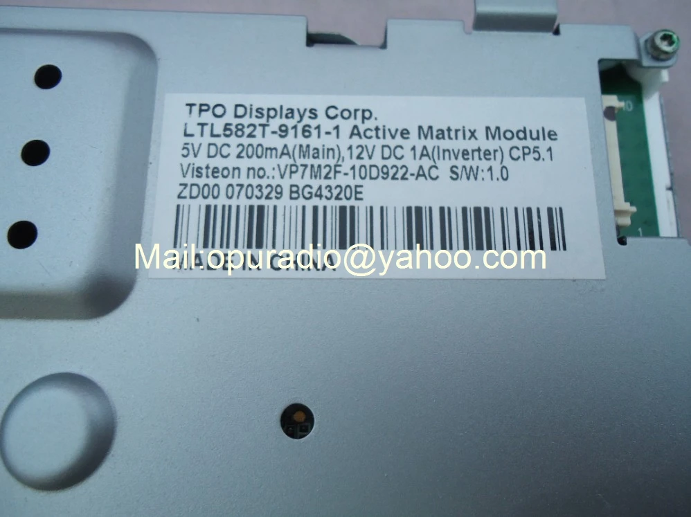 Original new TPO display Corp LTL582T-9161-1 active Matrix Module 5.8inch for Ford Mondeo car DVD navigation audio LCD screen | Автомобили