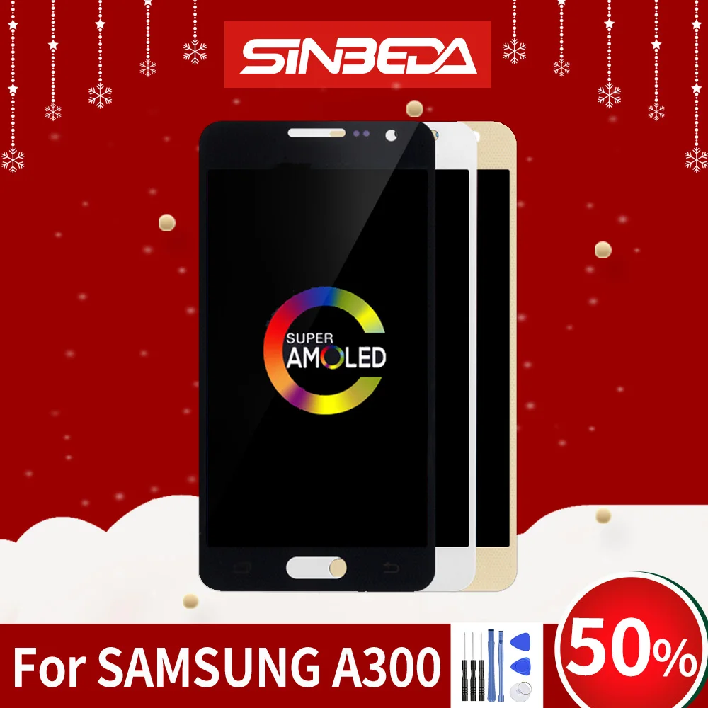 4," Super AMOLED для SAMSUNG Galaxy A300 ЖК-дисплей сенсорный экран дигитайзер для SAMSUNG A300 дисплей A3 A300F A300H ЖК