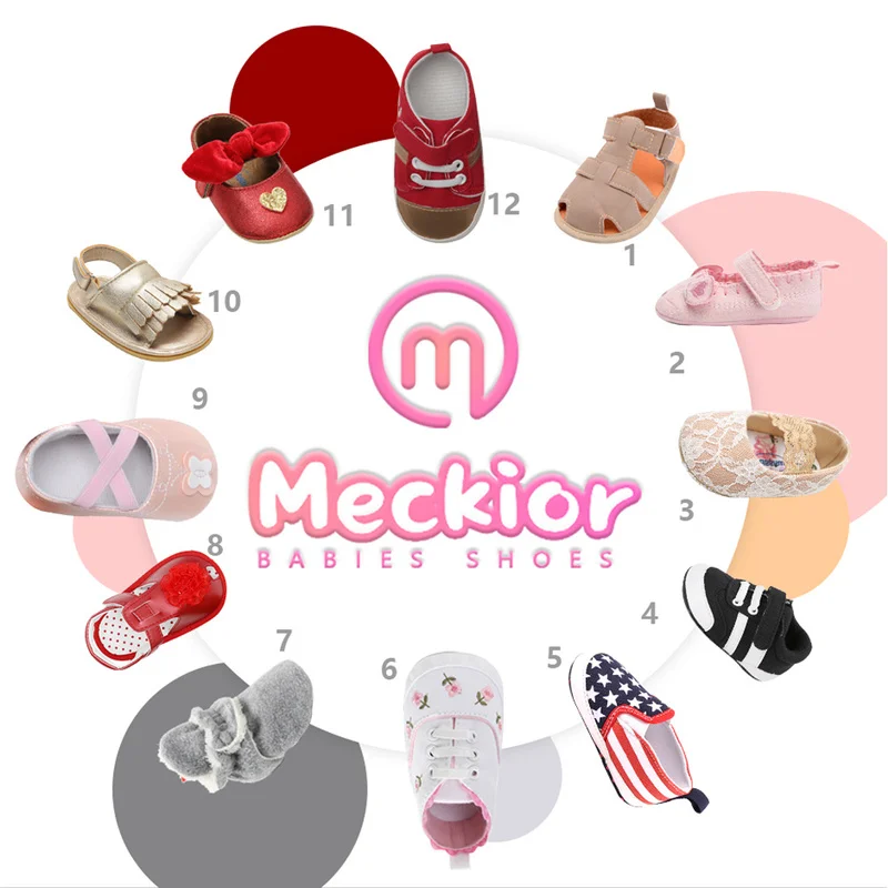 Baby Girl Shoes Newborn Toddler Boy Soft Handmade Rubber Sole Embroidered Flower Infant First Walkers Princess Baby Crib Shoes images - 6