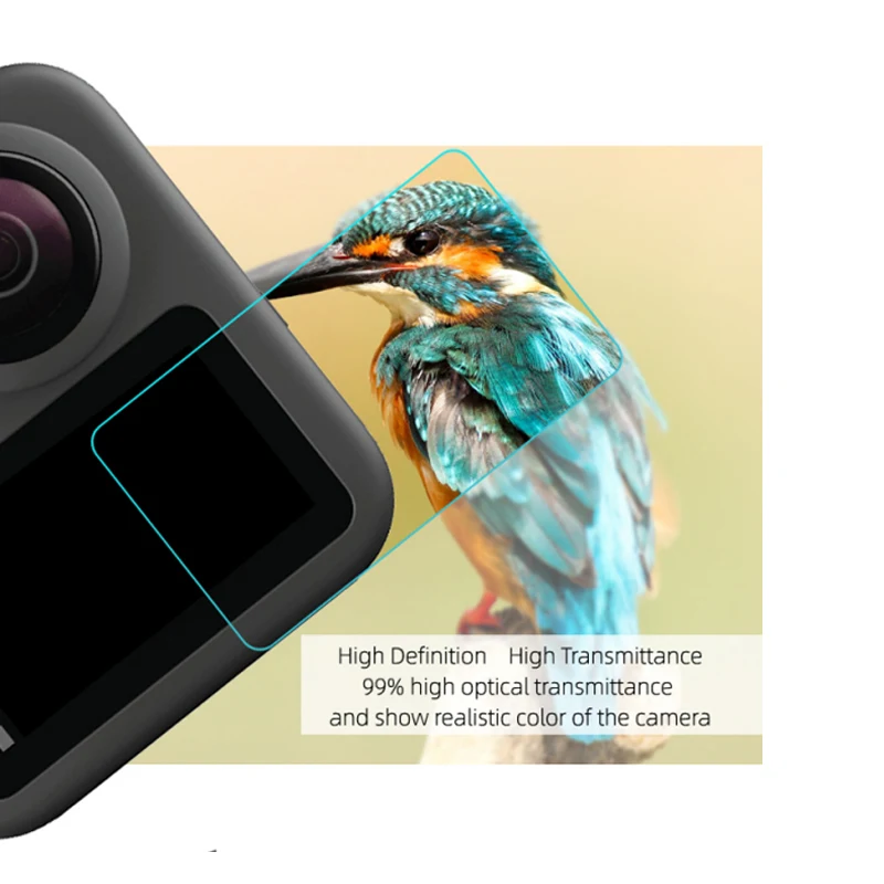 2 шт. УФ фильтр для объектива GoPro Max черный чехол с защитой от царапин защитная