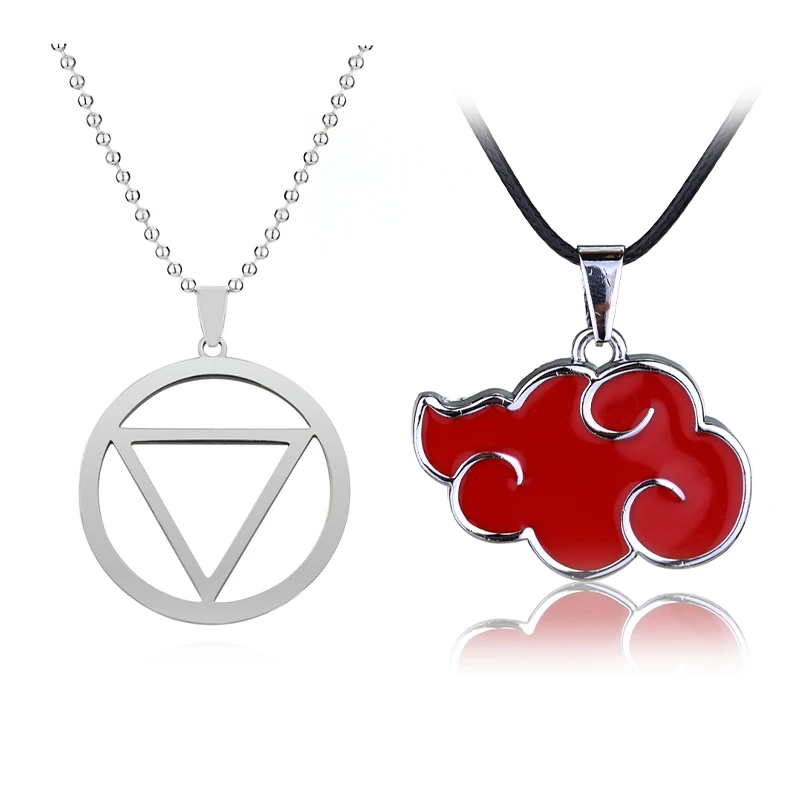 

Akatsuki Hidan Necklace Ninja Jashin Symbol Trinity Christianity Catholicism Pendant Religion Amulet New Anime Jewelry Wholesale