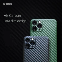 k doo air carbon classic ultra thin carbon fiber handle mobile phone case for iphone11 12 pro max case