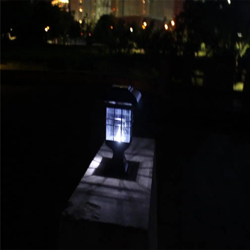 Столб лампа Солнечный столб открытый забор настенный светильник Дом Освещение