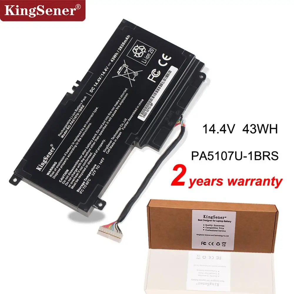 

KingSener PA5107U PA5107U-1BRS Battery for Toshiba Satellite L45 L45D L50 S55 P55 L55 L55T P50 P50-A P55 S55-A-5275 S55-A5294