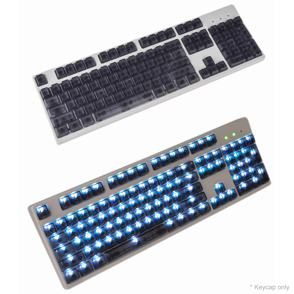 104 шт./компл. ABS прозрачные без печатных колпачков oem профиль filco key cap для MX switch