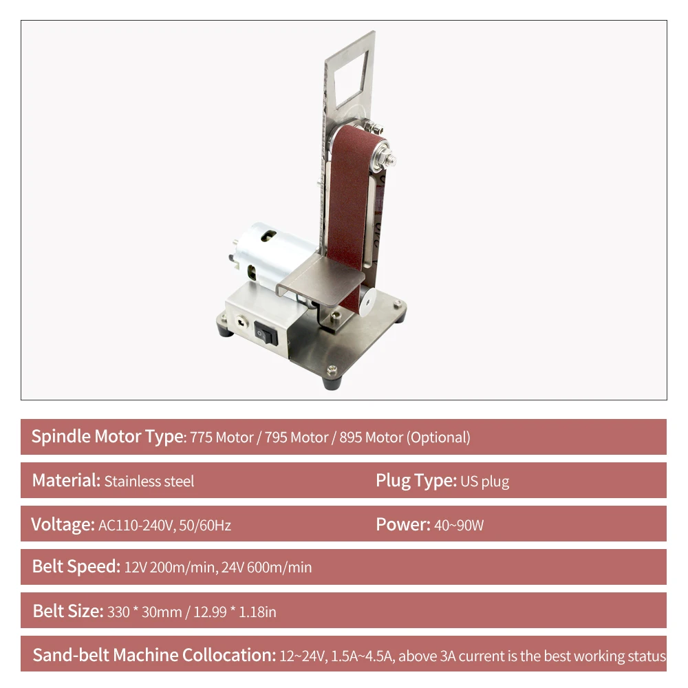 Мини шлифовальный станок вертикальный ленточный мини-станок с пескоструйной