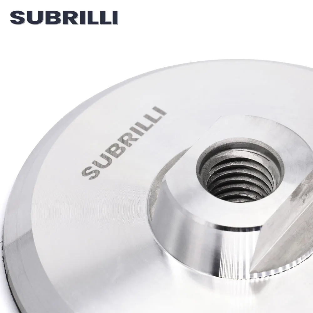 SUBRILLI 4-дюймовая алюминиевая подложка диаметром 100 мм M14 5/8-11 держатель резьбовой