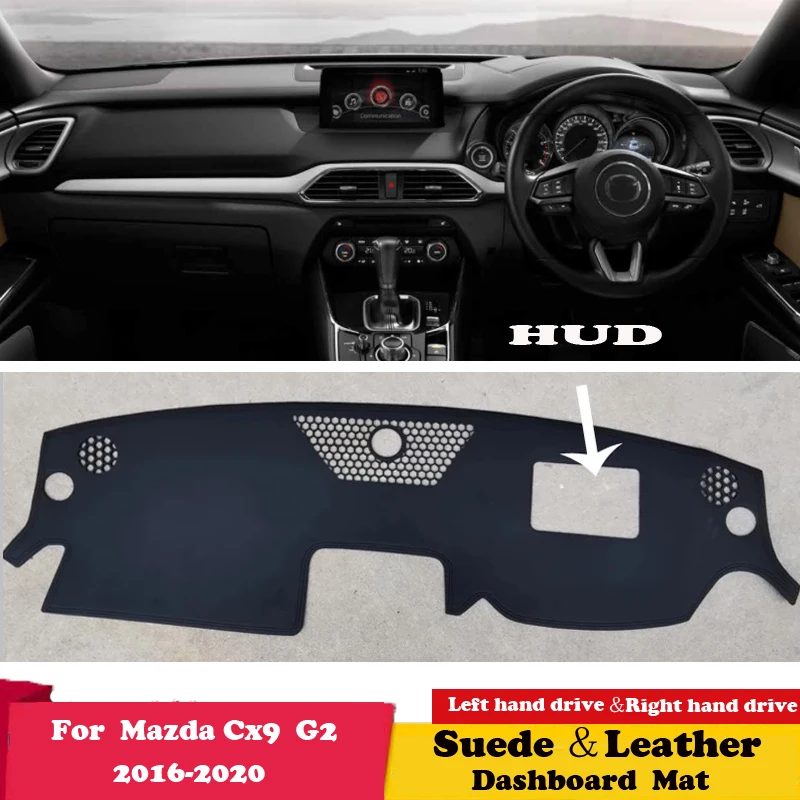 

Кожаный коврик для приборной панели Mazda Cx9 Cx-9 G2 2016 2017 2018 2019 2020