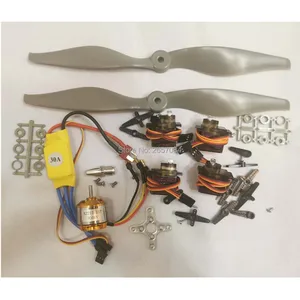 A2212 2212 930Kv бесщеточный двигатель 30A ESC крепление двигателя 1060 пропеллер MG90 9G микро-сервопривод для радиоуправляемого вертолета с неподвижным крылом