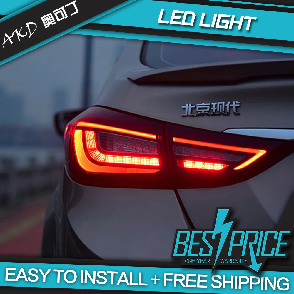 

AKD Car Styling for Hyundai Elantra Tail Lights Elantra MD LED Tail Light Rear Lamp DRL Dynamic Signal Brake Reverse Accessories