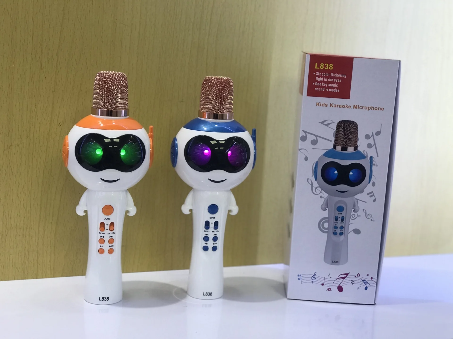Микрофон для караоке, беспроводной детский микрофон с bluetooth-динамиком, портативная Портативная Игрушка, караоке машина, подарки для мальчиков и девочек