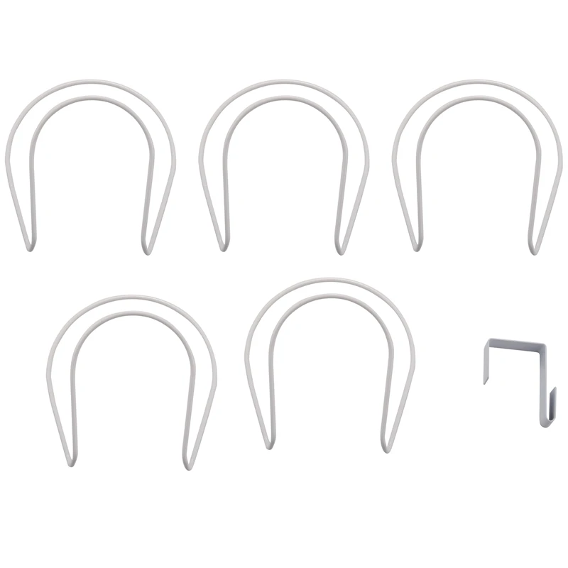 

5 шт., настенная стойка для шляп и дверей, стойка для крышек, держатель для шляп, органайзер для бейсболок, кепок, шкафа (дверные крючки и в ком...