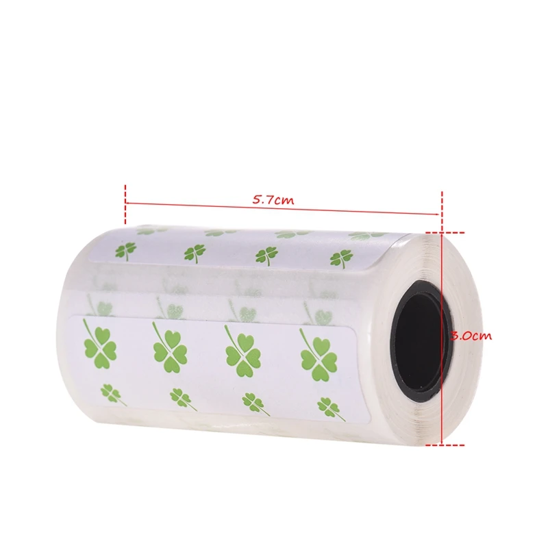 

3X Thermal Paper Roll,Color Direct Thermal Labels Roll 50X15mm Strong Adhesive Sticker Printing for PeriPage A6